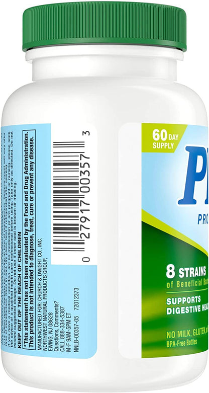 Nutrition Now PB 8 ProBiotic Acidophilus Vegetarian - 120 VegCap, 2 Pack
