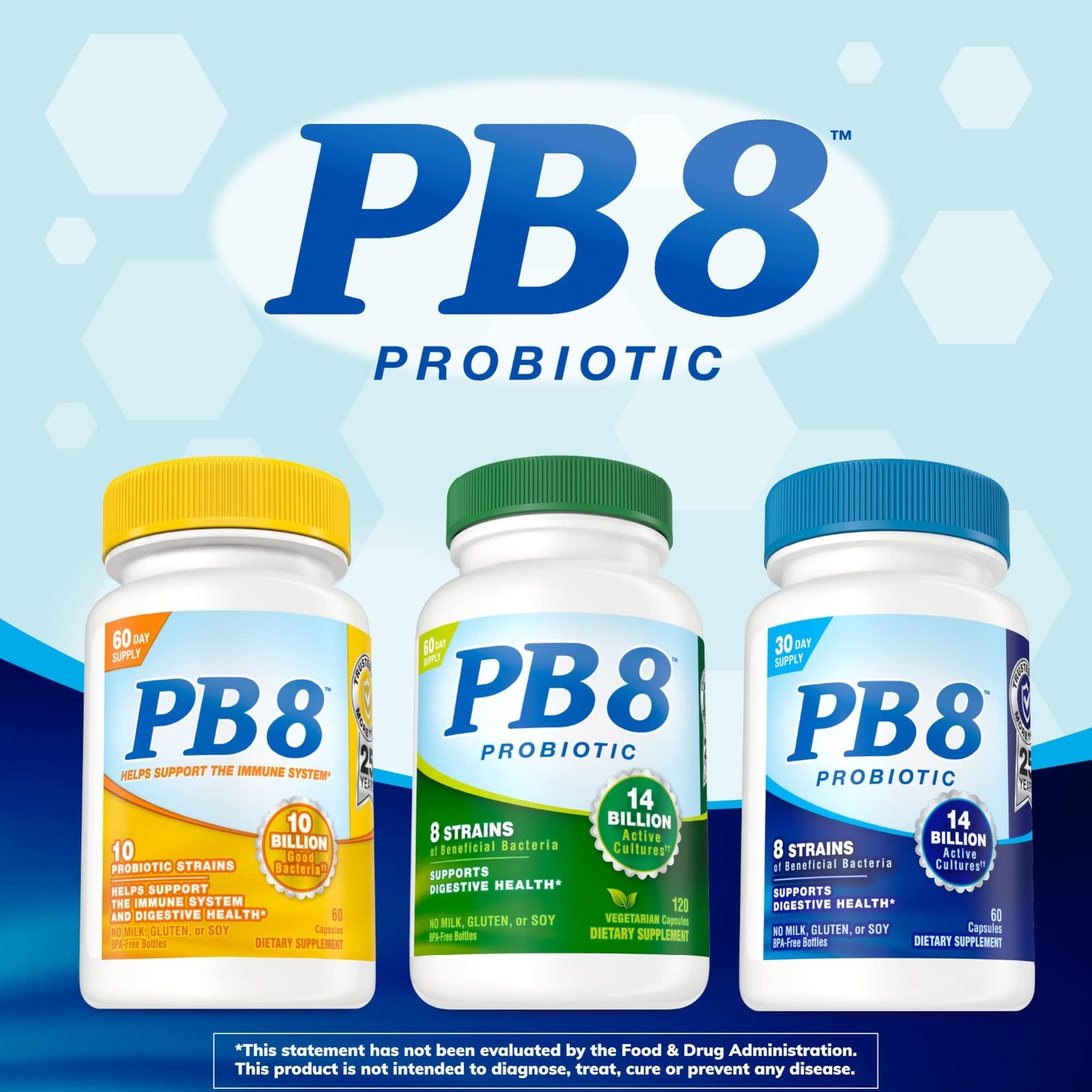 Nutrition Now PB 8 Probiotic – Immune System & Digestive Support, 60 Count