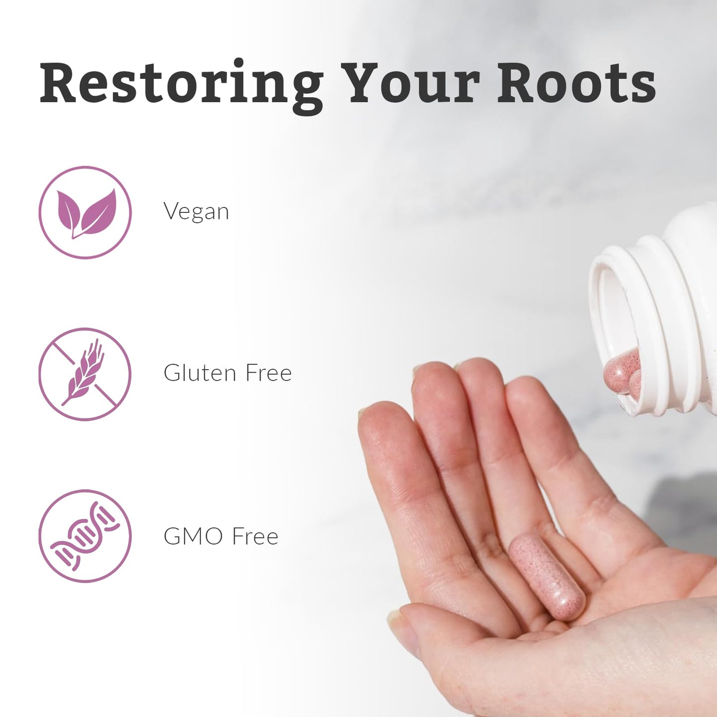 Nutritional Roots Probiotics + Soil-Based Organisms | 1 Month Supply - 30 Capsules