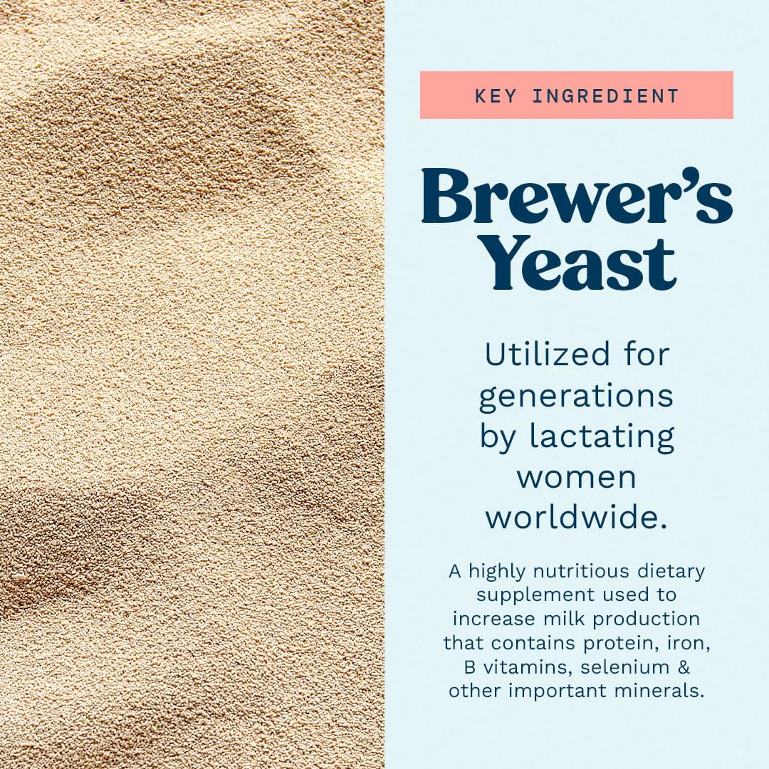 Brewer's Yeast Powder for Lactation & Breast Milk Support - Easy to Bake
