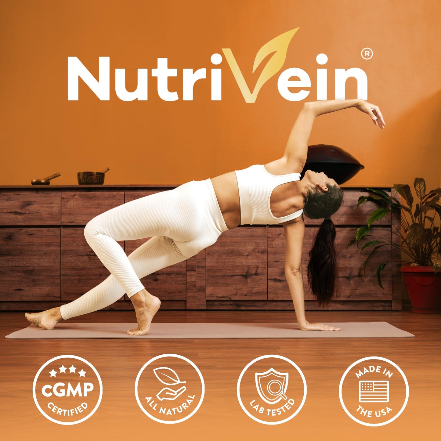 Nutrivein Magtein Magnesium L-Threonate 2207 mg – 90 Capsules | Brain, Sleep & Mood Support