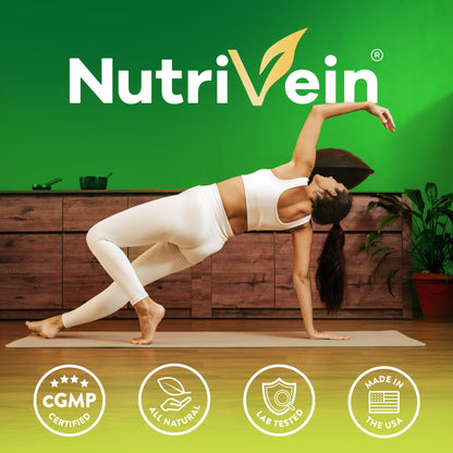 Nutrivein Whole Food Multivitamin for Men & Women – 120 Vegan Caps | Immune, Heart & Energy Support