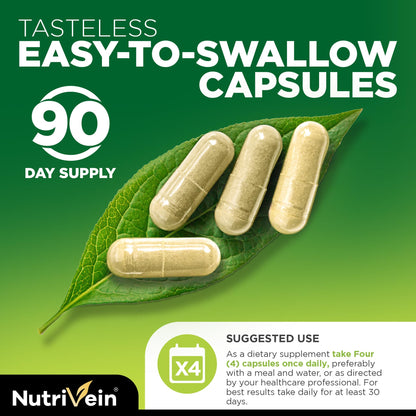 Nutrivein Whole Food Multivitamin for Men & Women – 120 Vegan Caps | Immune, Heart & Energy Support