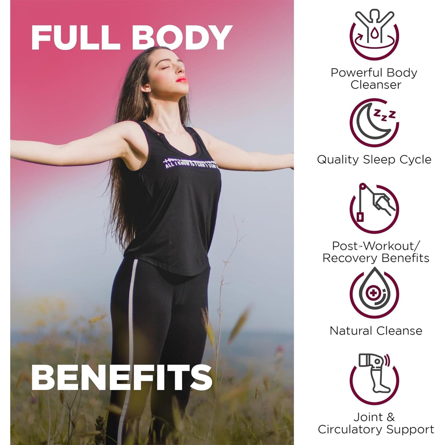 Nutrivein Tart Cherry Capsules 3000mg | Post-Workout Recovery, Sleep & Mobility