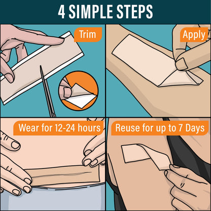 NUVADERMIS Silicone Scar Tape Roll 120in x 1.5in – Medical-Grade, Reusable Scar Sheets (2 Pack)