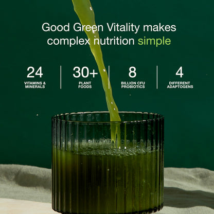 Nuzest Good Green Vitality Greens Powder – Vegan Multivitamin (10g) Pack of 5