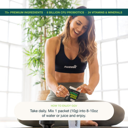 Nuzest Good Green Vitality Greens Powder – Vegan Multivitamin (10g) Pack of 5