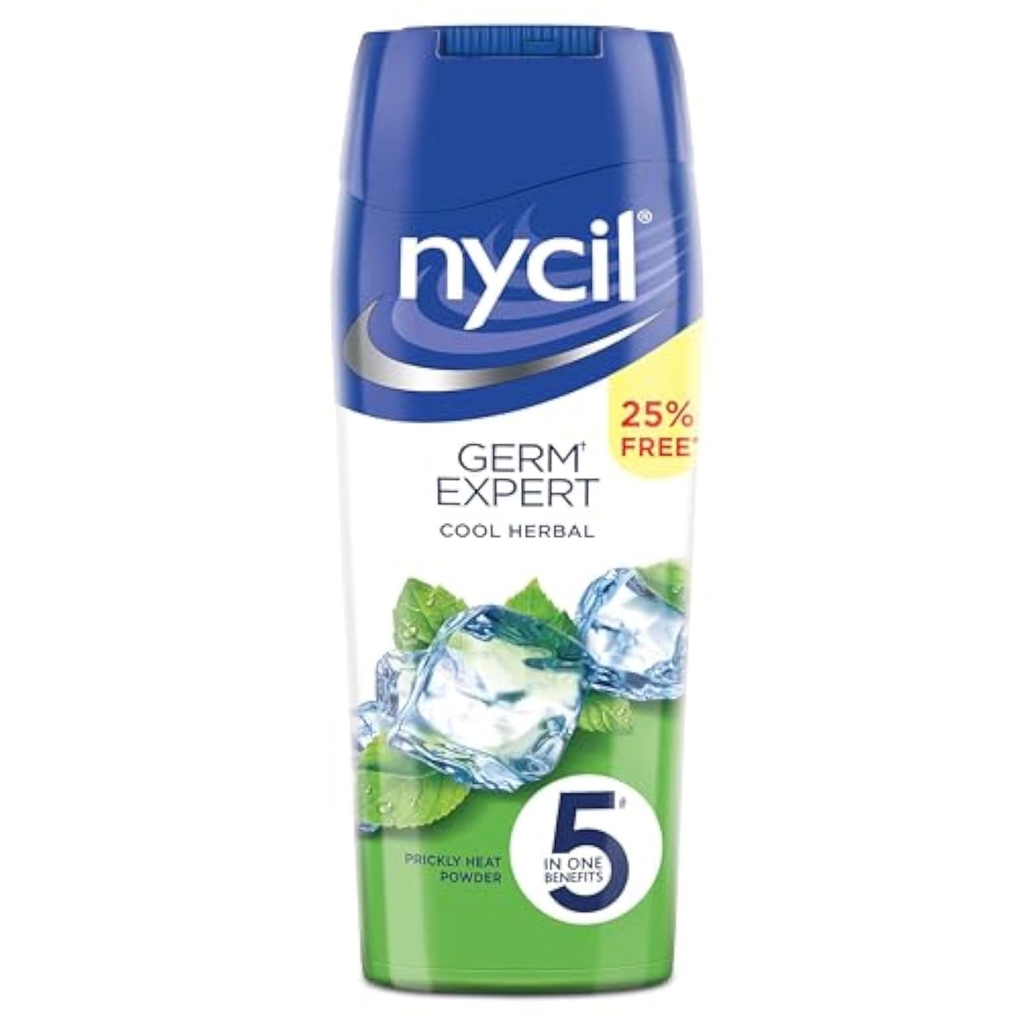 Nycil Cool Herbal Prickly Heat Powder with Neem & Pudina – Instant Cooling (150g)