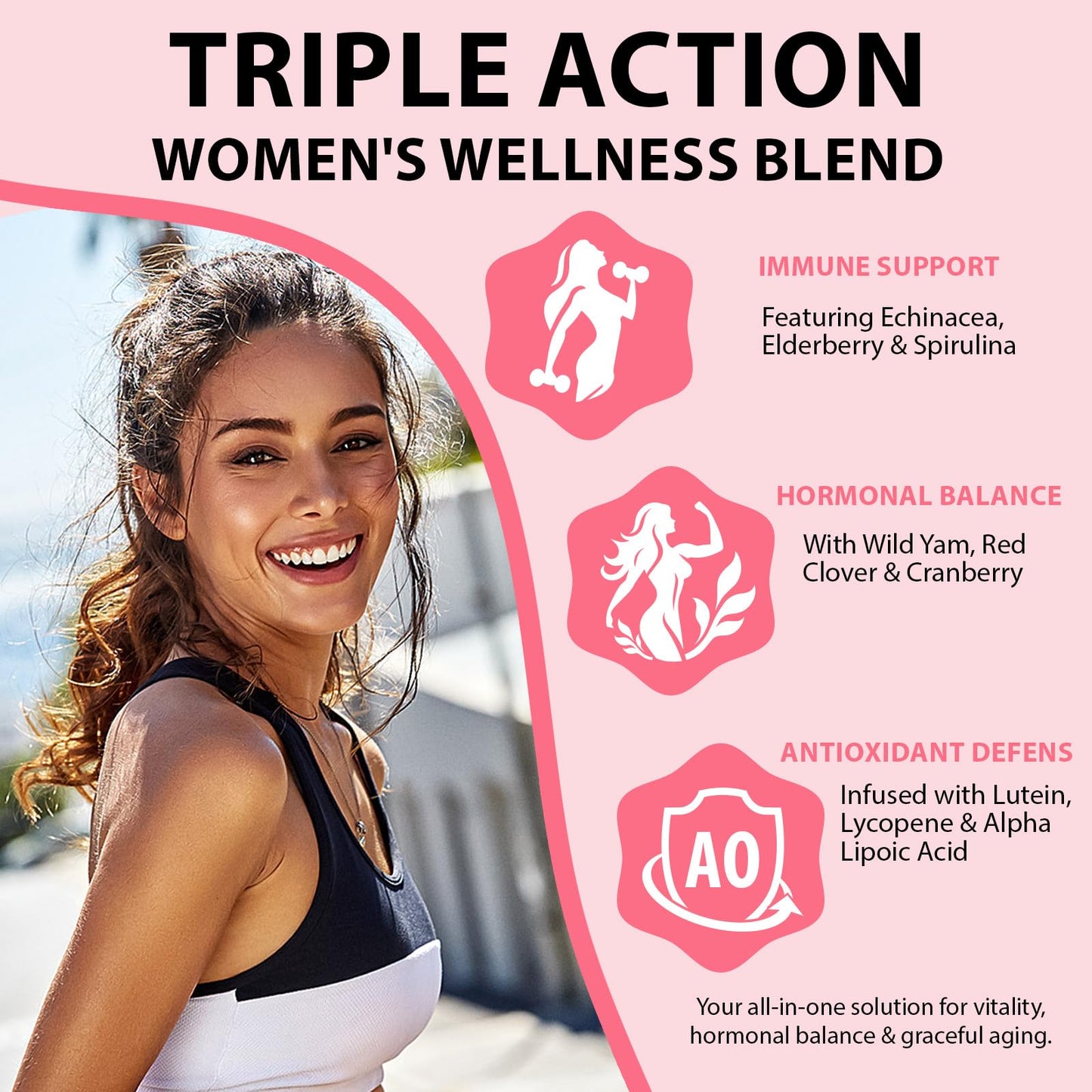 Nyloriaine Multivitamin for Women - Women's Multivitamin Gummies 60 Count | Strawberry Flavor