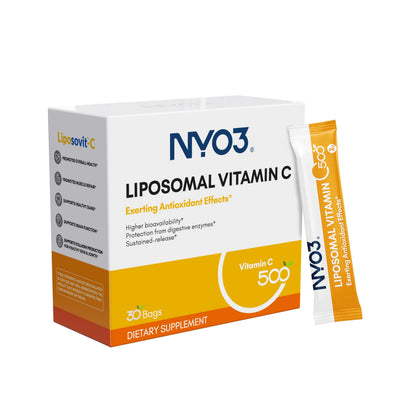 NYO3 Liposomal Vitamin C Powder – Immune Support & Skin Health, 500mg, Gluten-Free