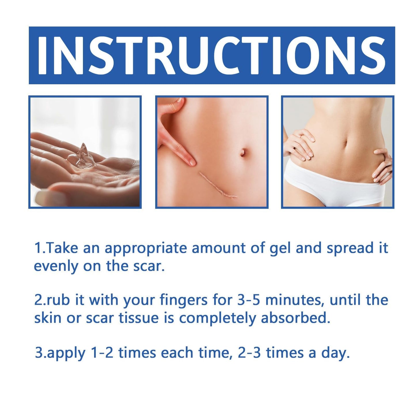 NYYQYYN Scar Cream • Silicone Gel for Surgical Scars & Keloids | All-Natural, Quick-Drying