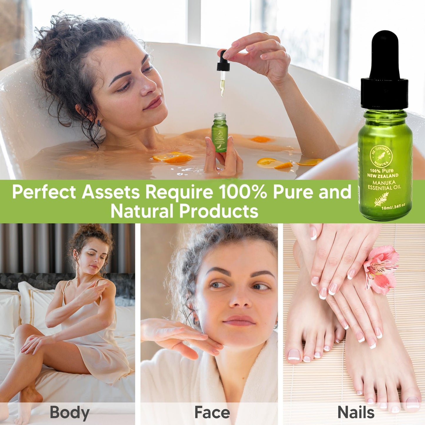 100% Pure NZ Manuka Oil | Organic Essential Oil | 35x Stronger Than Tea Tree