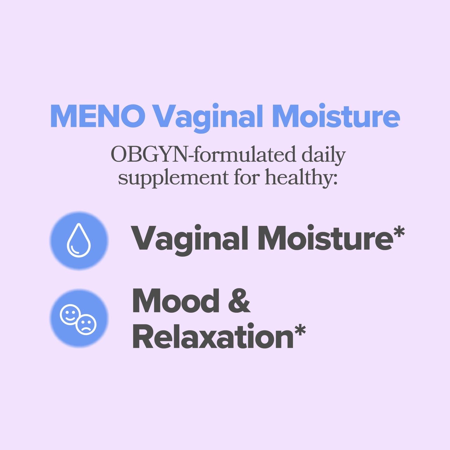 O Positiv MENO Vaginal Moisture Support Capsules – Hormone-Free, Mood & Relaxation, 30 Servings