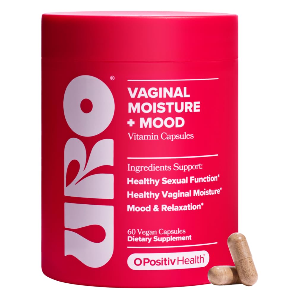 O Positiv URO Vaginal Moisture & Mood — Mood & Moisture Support (KSM-66, GABA) – 30 Servings