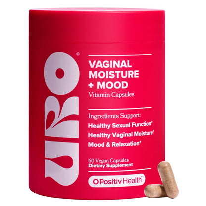 O Positiv URO Vaginal Moisture & Mood — Mood & Moisture Support (KSM-66, GABA) – 30 Servings