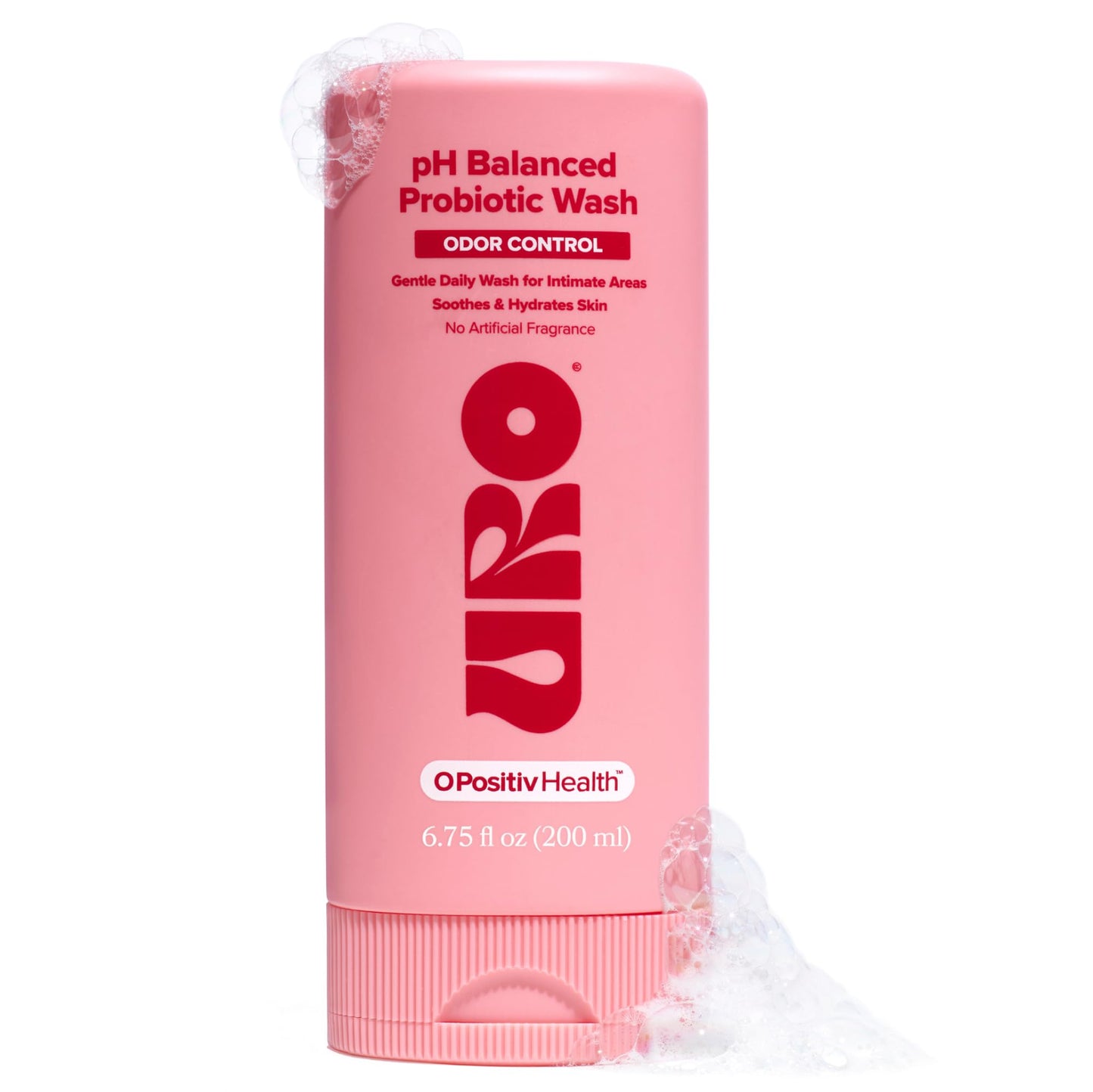 O Positiv URO pH Balanced Probiotic Wash – Odor Control, pH Balance & Gentle Intimate Care (6.75 oz)
