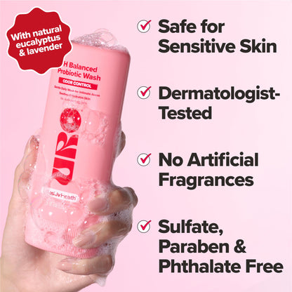 O Positiv URO pH Balanced Probiotic Wash – Odor Control, pH Balance & Gentle Intimate Care (6.75 oz)