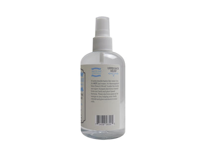 OAK & SAGE Homeopathic Upper Back Relief - Unscented, 8oz, 100% Herbs, No Alcohol, No Chemicals