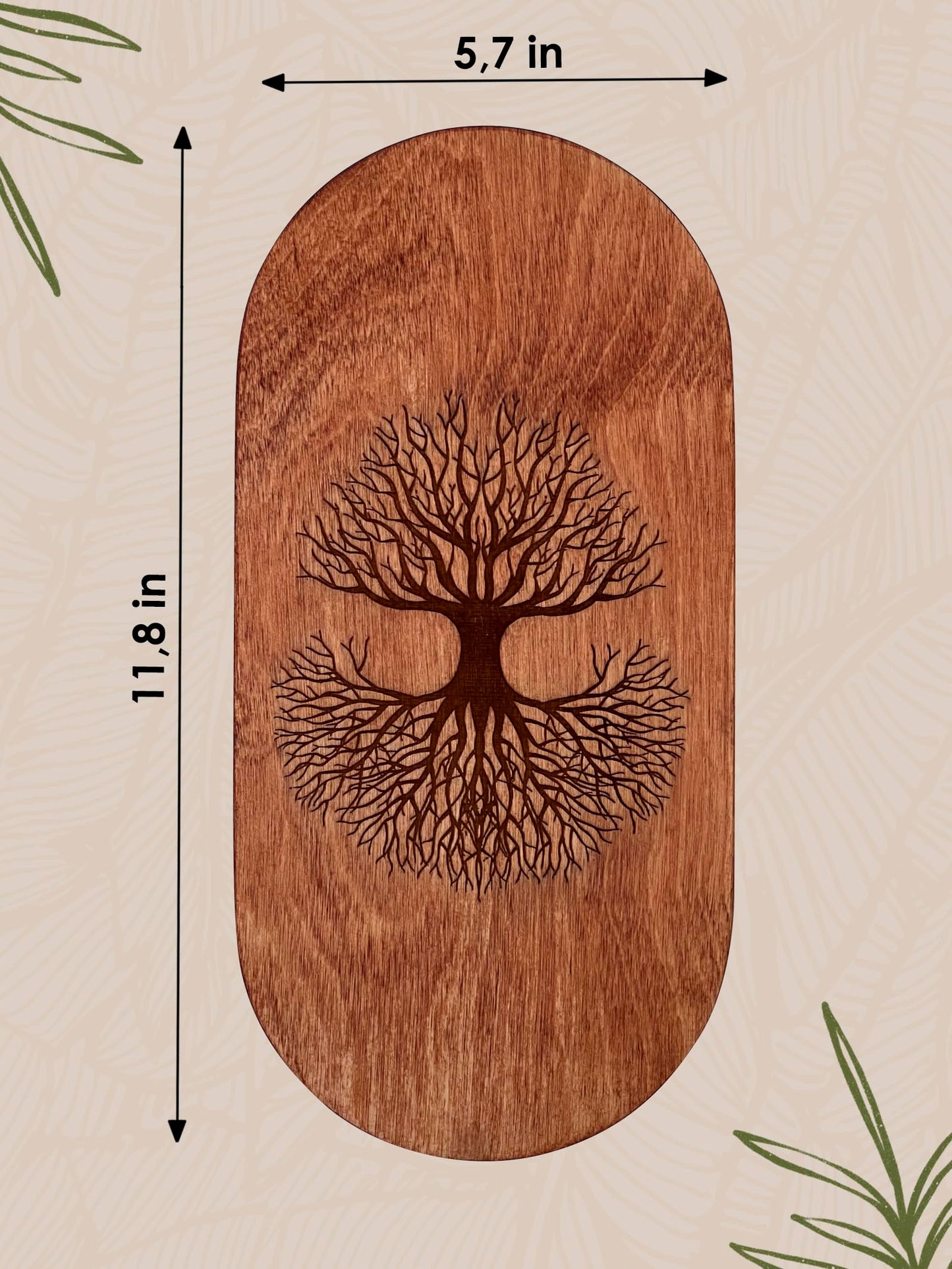 Wooden Yoga Board with Nails for Acupressure & Meditation | Sadhu Board
