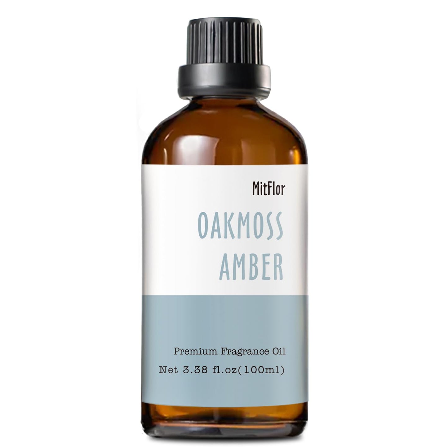 Oakmoss Amber Fragrance Oil 100ml (3.38 oz) – MitFlor Premium Scented Oil for Soap, Candles & DIY
