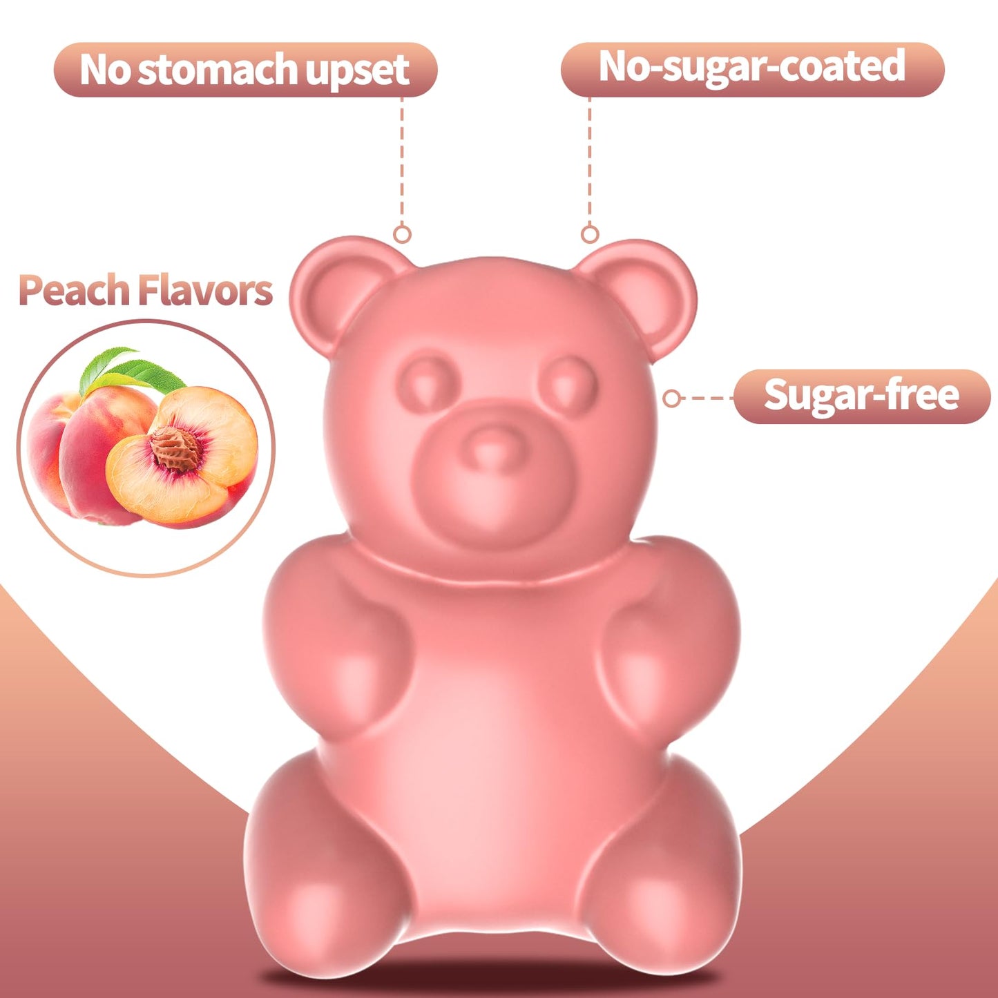 OALSE Menopause Gummies for Women – Peach Flavor, 60 Count