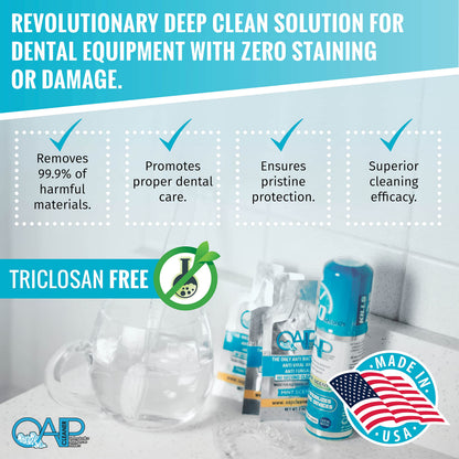 Orthodontic Cleaner by OAP Cleaner – 60-Second Foam Cleanser for Retainers, Dentures & Mouth Guards | 3 x 44.3 mL