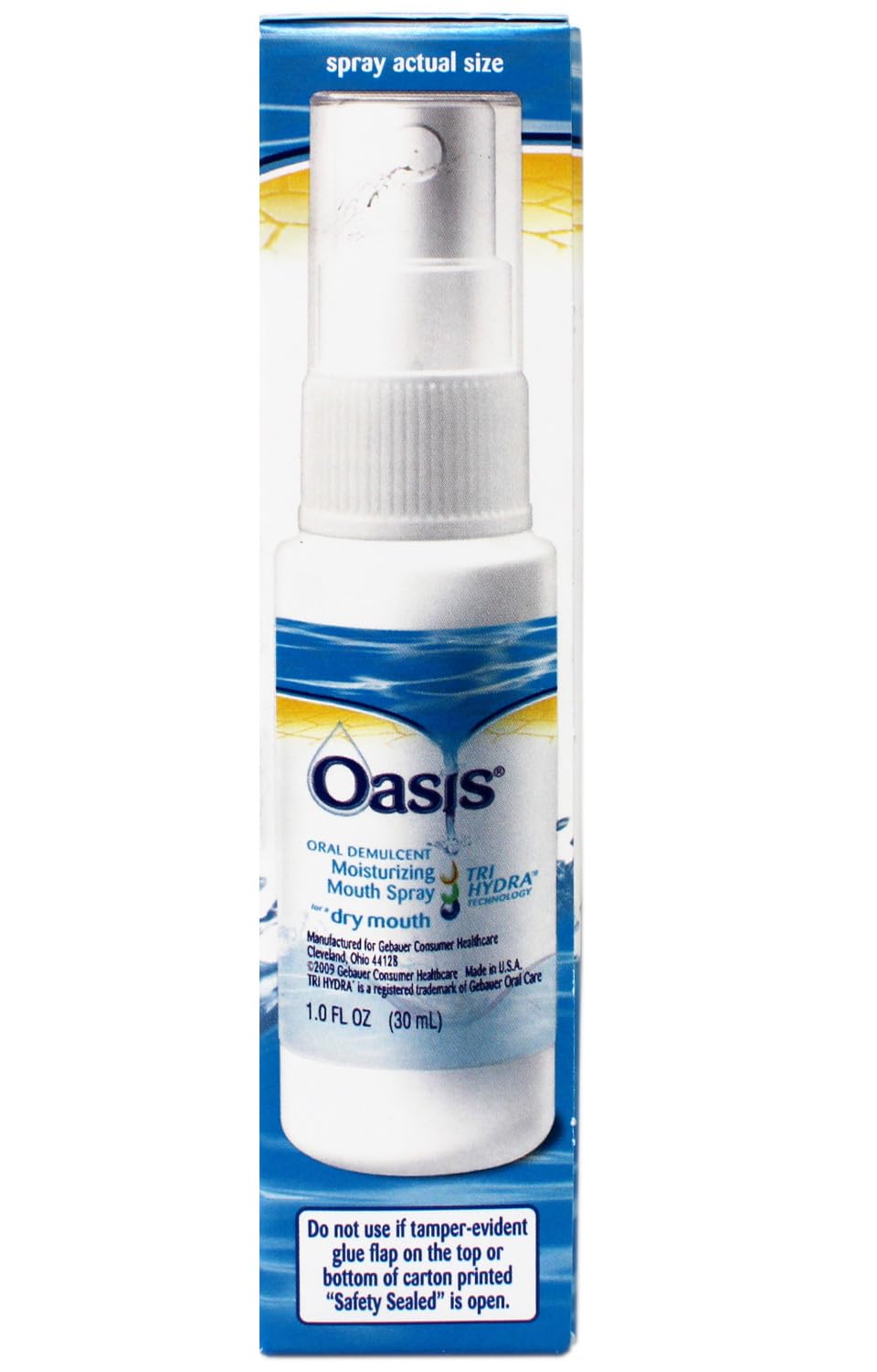 Oasis Moisturizing Mouth Spray – Dry Mouth Relief, Mild Mint, 1 fl oz (2 Pack)