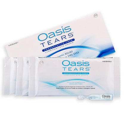 OT6100 Oasis TEARS Preservative-Free Eye Drops | 30 Single-Use Vials