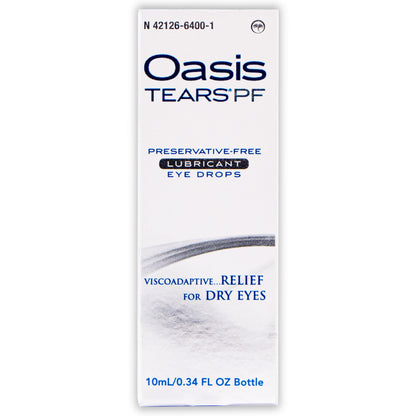 Oasis Tears OT6400 PF Preservative-Free Eye Drops | Dry Eye Relief, 0.34 fl oz