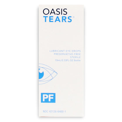 Oasis Tears OT6400 PF Preservative-Free Eye Drops | Dry Eye Relief, 0.34 fl oz