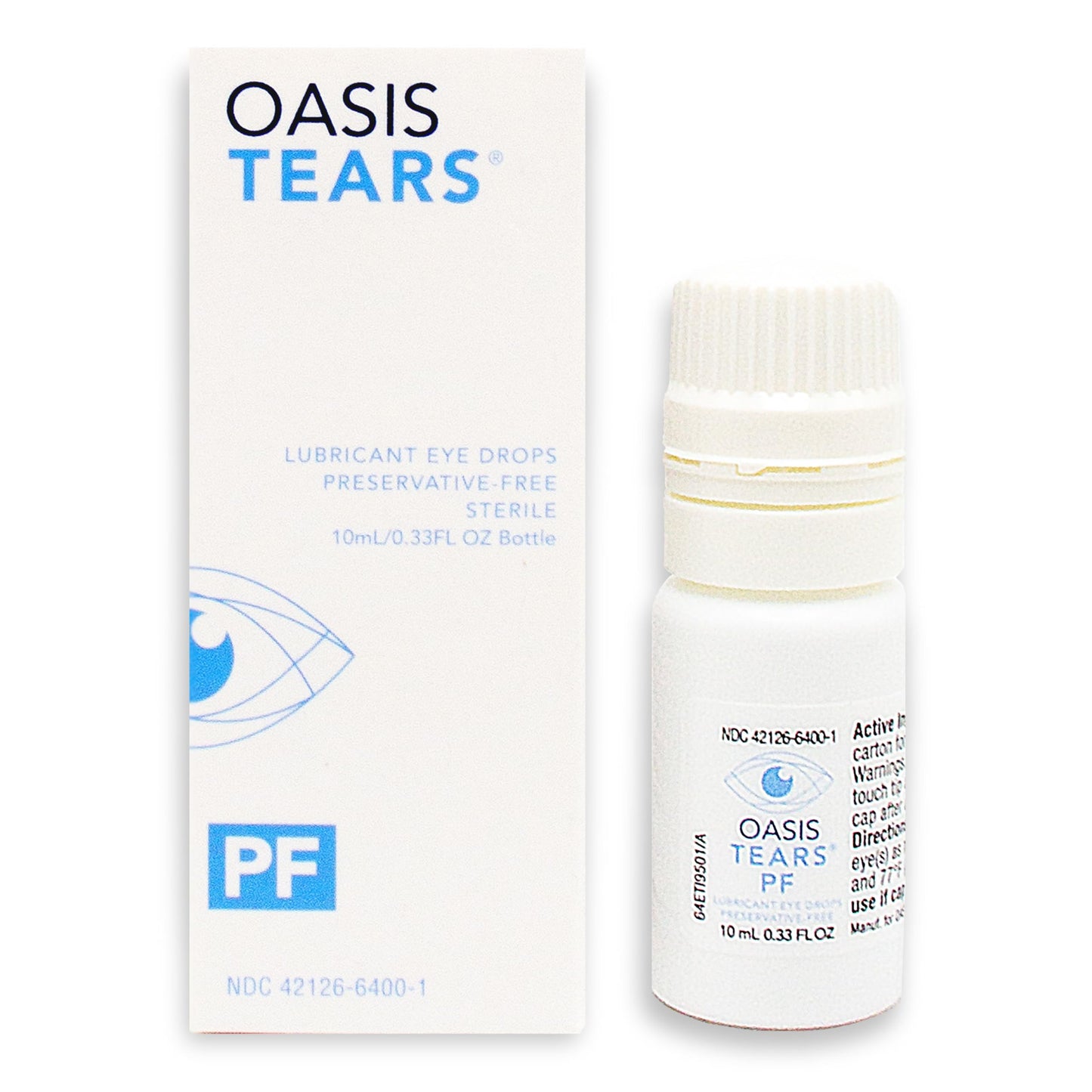 Oasis Tears OT6400 PF Preservative-Free Eye Drops | Dry Eye Relief, 0.34 fl oz