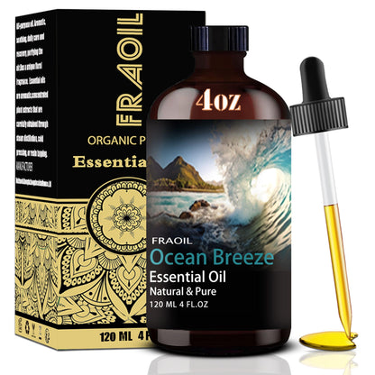 Ocean Breeze Fragrance Oil - 4oz (120ml) for Diffusers, Candles & DIY
