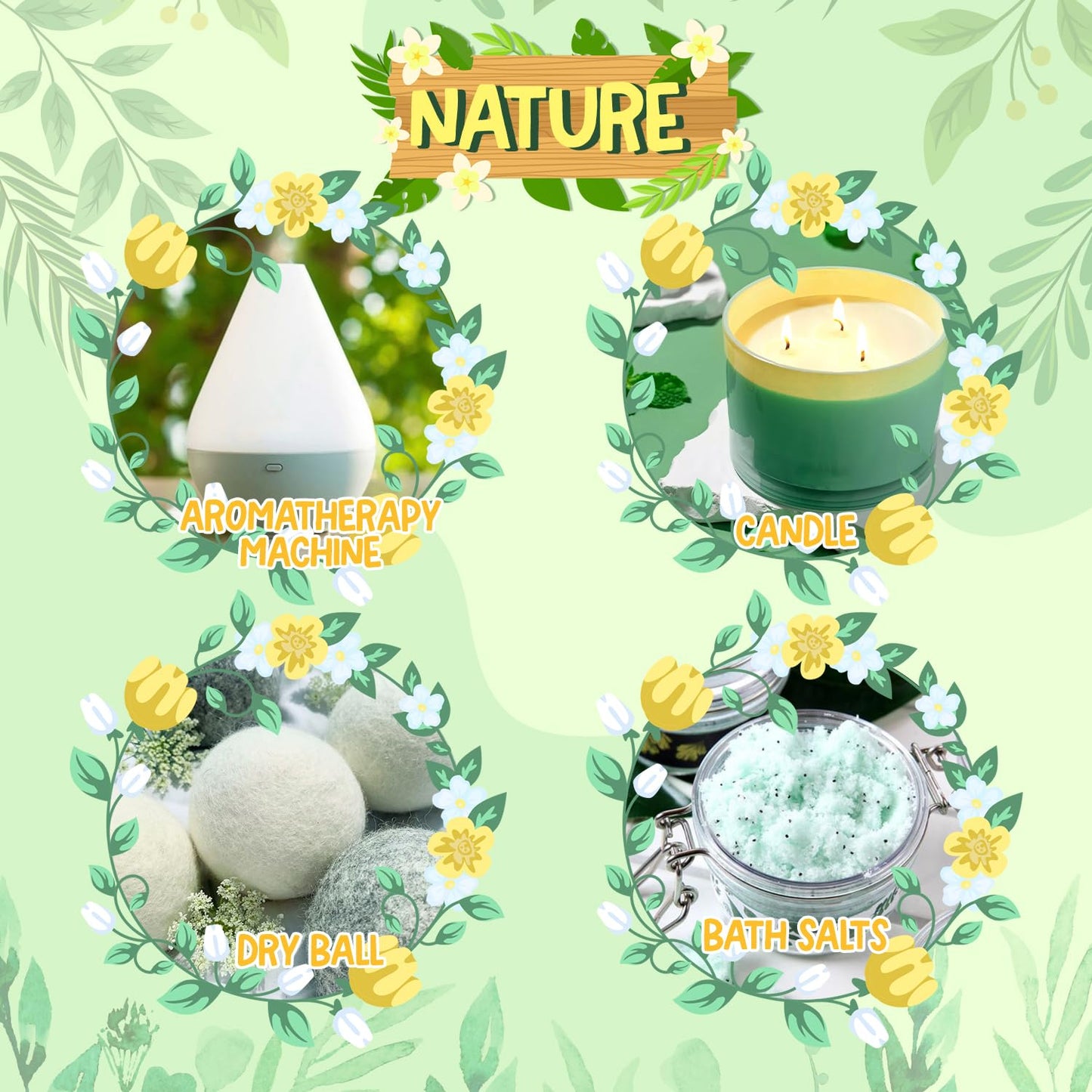 Soulorigin Nature Fragrance Oils Set – Essential Oil Gift for Diffusers & Candle Making