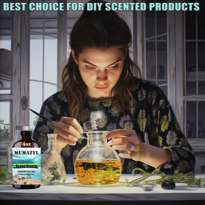 Ocean Breeze Essential Oil – 4 Fl Oz (120 mL) for Diffusers & DIY Crafts