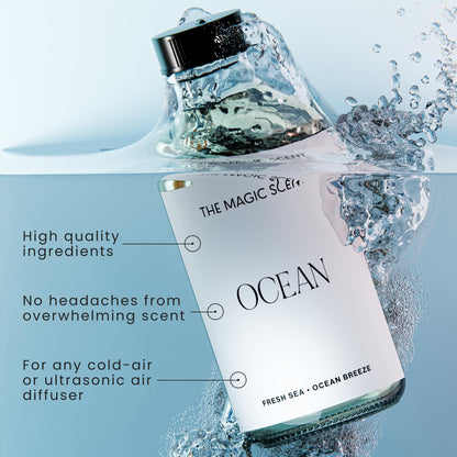 The Magic Scent Ocean Diffuser Oil – Luxury Bali-Inspired Hotel & Home Scents (16.9 fl oz / 500 mL)