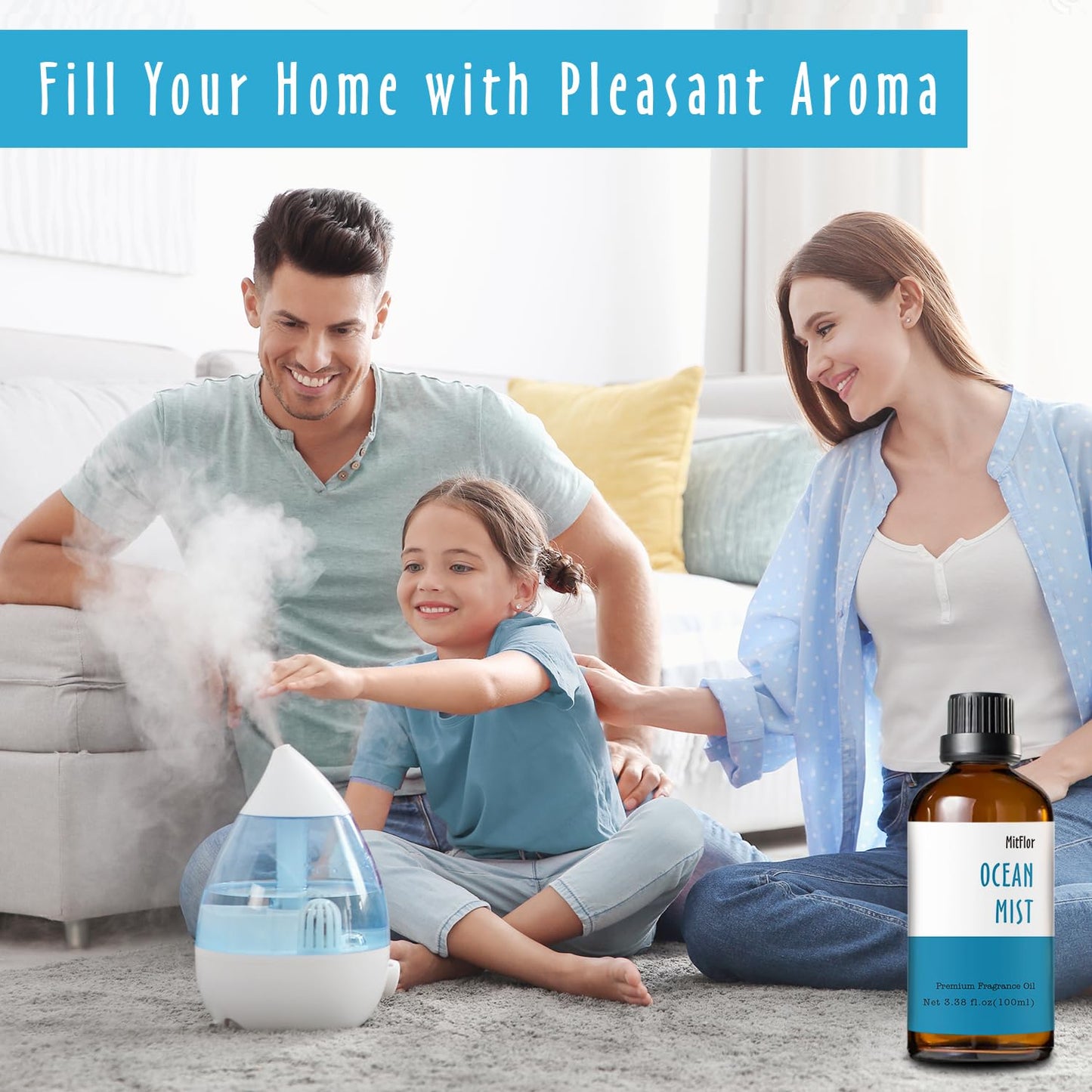 Ocean Mist Fragrance Oil – 100ml Premium Grade for Candles, Soaps & Diffusers | MitFlor