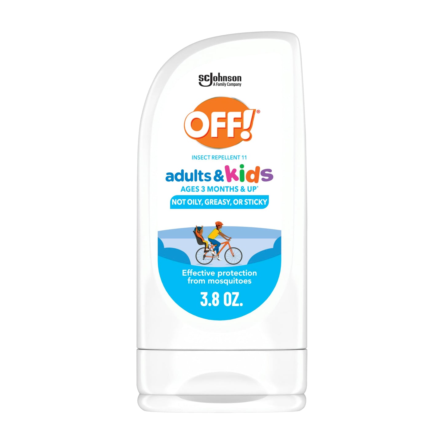 OFF! Insect Repellent Lotion for Adults & Kids – Fragrance-Free, Picaridin, 3.8 oz