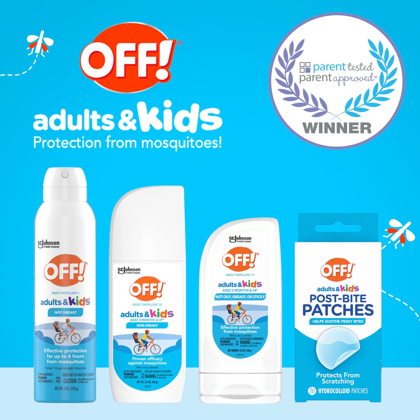 OFF! Insect Repellent Lotion for Adults & Kids – Fragrance-Free, Picaridin, 3.8 oz