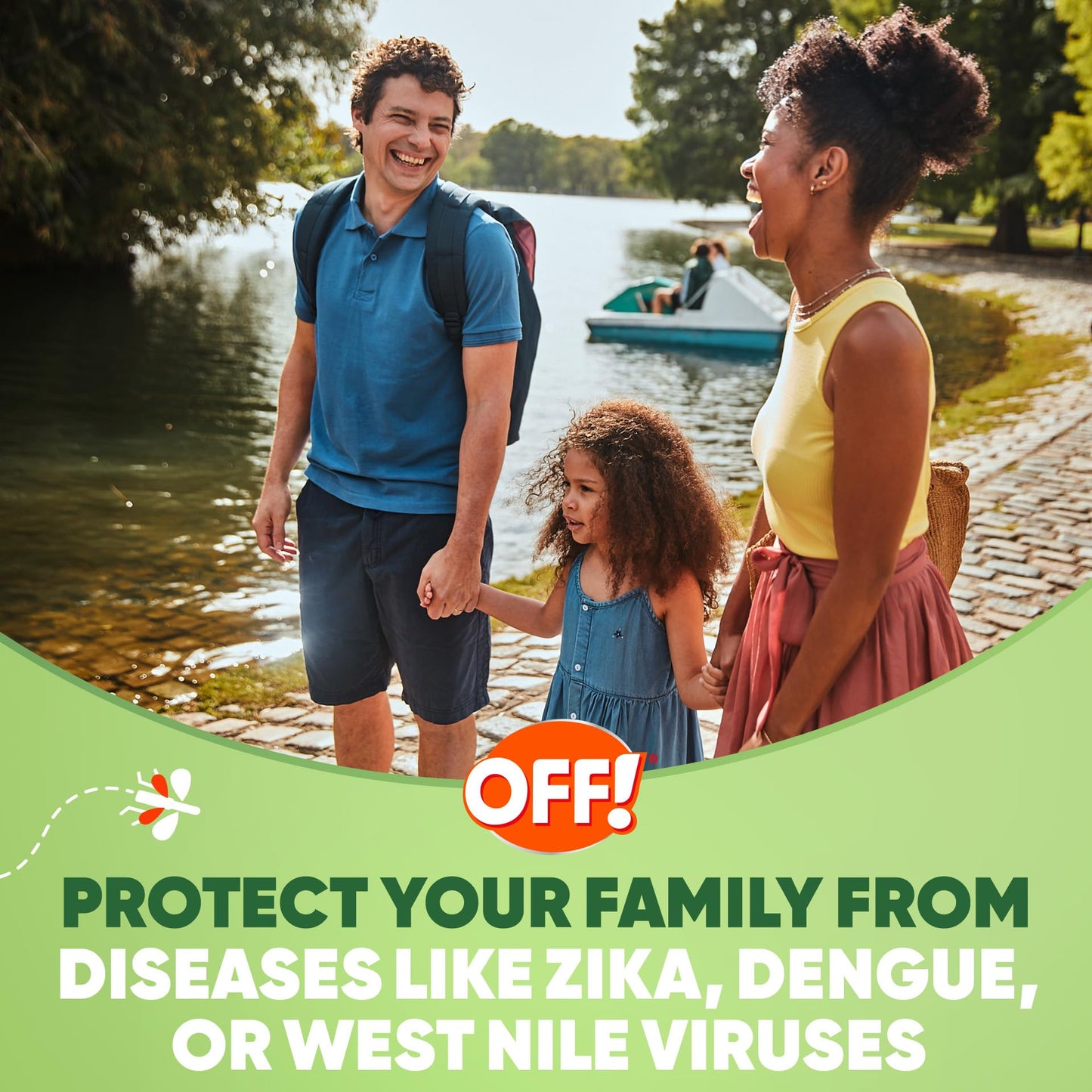 OFF! Deep Woods Insect Repellent Aerosol — Dry, Non-Greasy 25% DEET, 4 oz, 4 Count