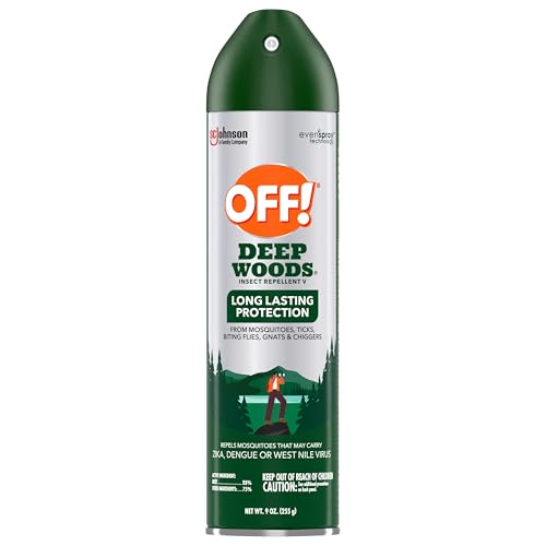 OFF! Deep Woods Insect Repellent Aerosol — Long-Lasting Mosquito, Tick & Insect Protection, 9 oz