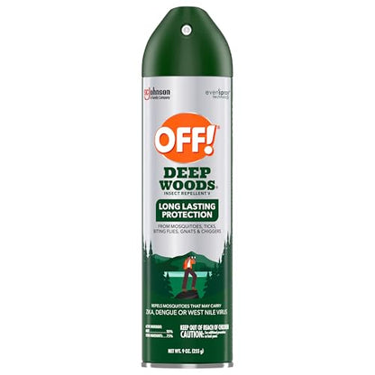OFF! Deep Woods Insect Repellent Aerosol — Long-Lasting Mosquito, Tick & Insect Protection, 9 oz