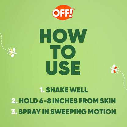 OFF! Deep Woods Insect Repellent Aerosol — Dry, Non-Greasy 25% DEET, 4 oz, 4 Count