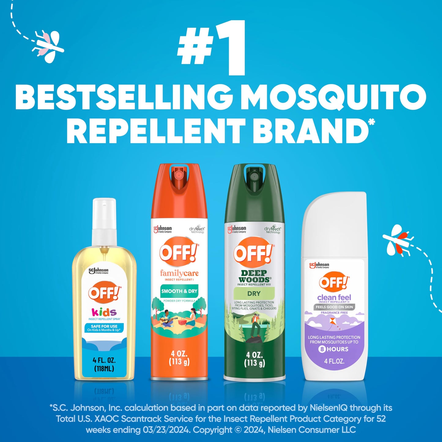 OFF! Kids Mosquito Spray — Botanically Inspired, Safe for Ages 6 Months+