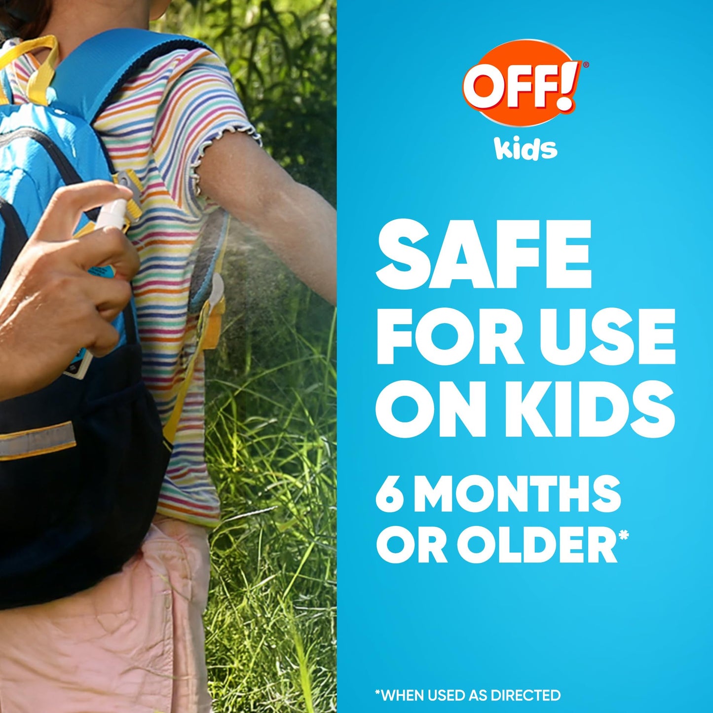 OFF! Kids Mosquito Spray — Botanically Inspired, Safe for Ages 6 Months+