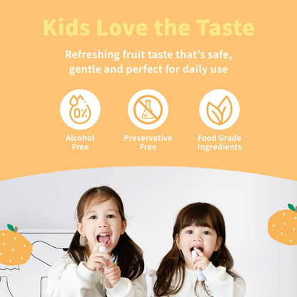 OH CARE Kids Mouth Spray – Fluoride Free Oral Care with P113+ Antibacterial Peptide (Citrus)
