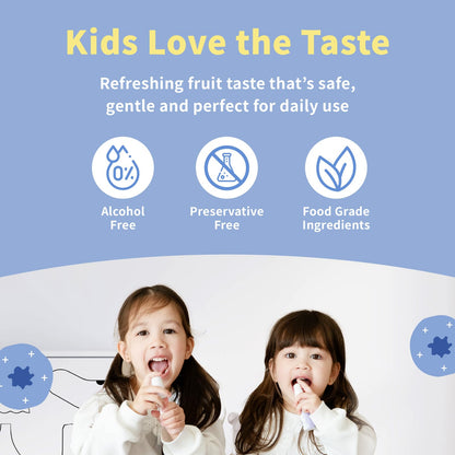 Oh Care Mouth Spray for Kids – Fluoride Free, P113+ Antibacterial (Blueberry)