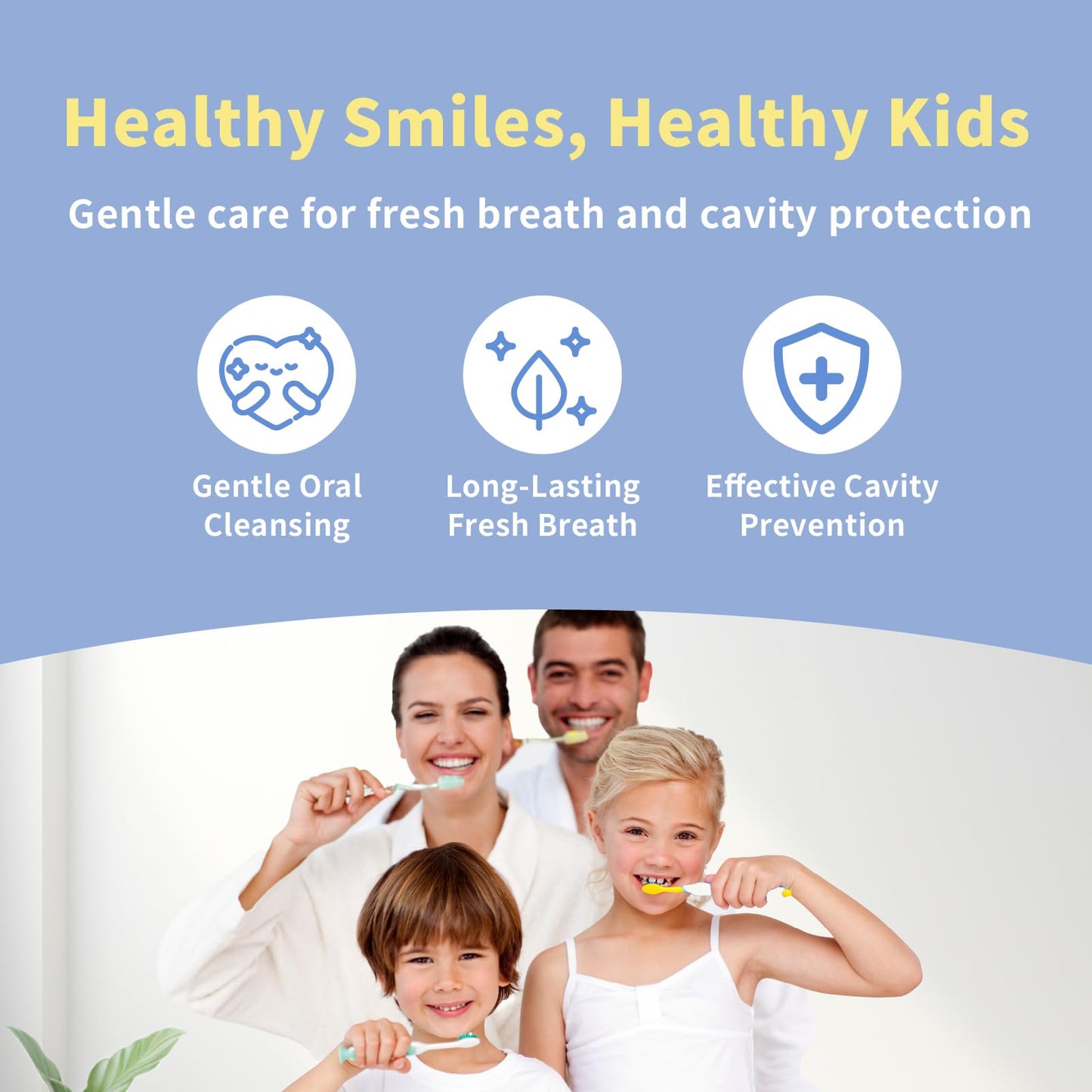 Oh Care Mouth Spray for Kids – Fluoride Free, P113+ Antibacterial (Blueberry)
