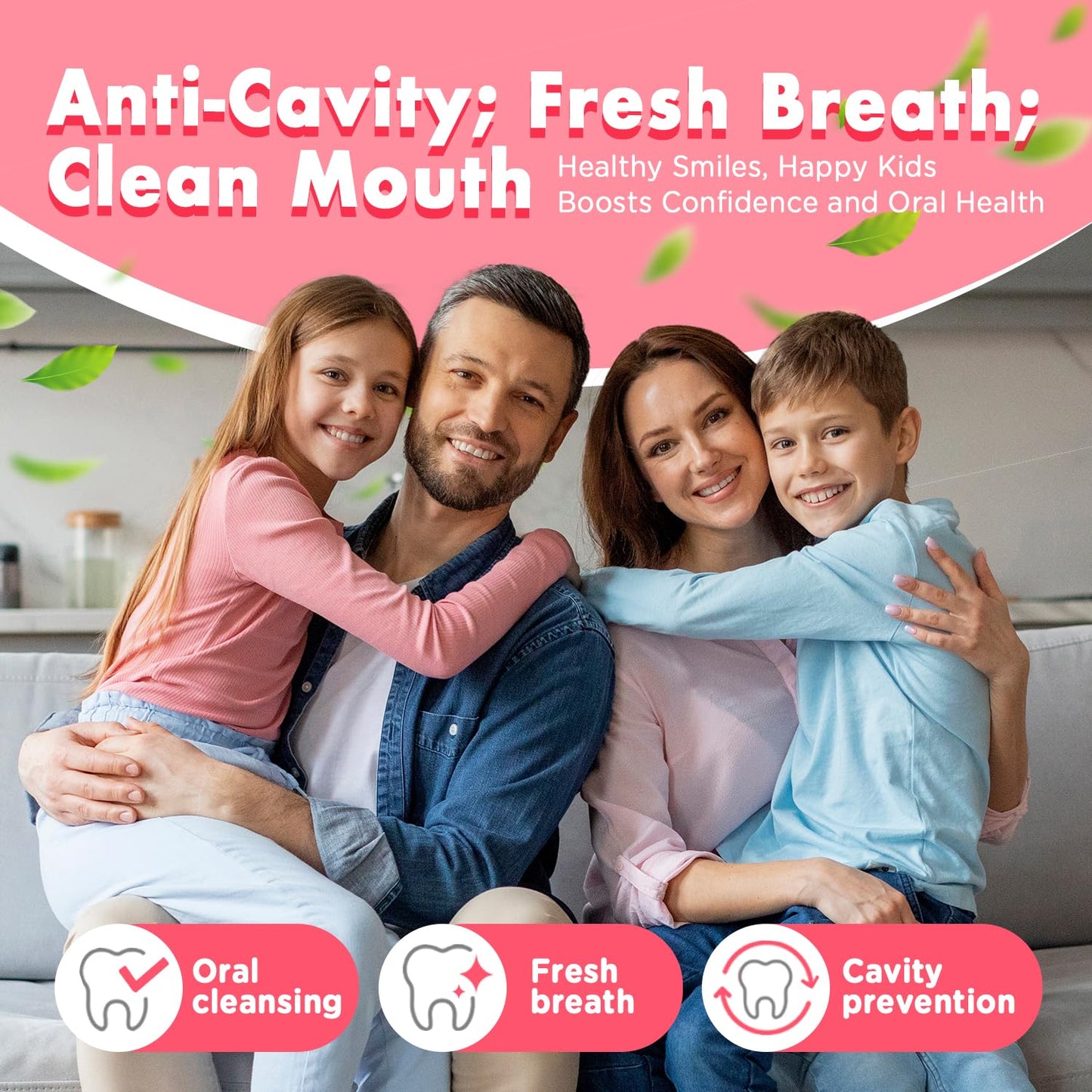 oh care Mouth Spray for Kids – Cavity Protection, Fluoride Free, P113+ Antibacterial Peptide (Ages Newborn–12) – Grape