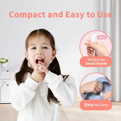 oh care Mouth Spray for Kids – Fluoride-Free Cavity Protection (Watermelon) | P113+ Antibacterial Peptide