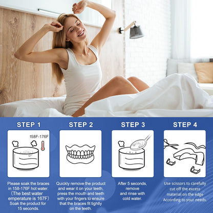 OHALEEP Anti Grinding Mouth Guard for Night Teeth Clenching